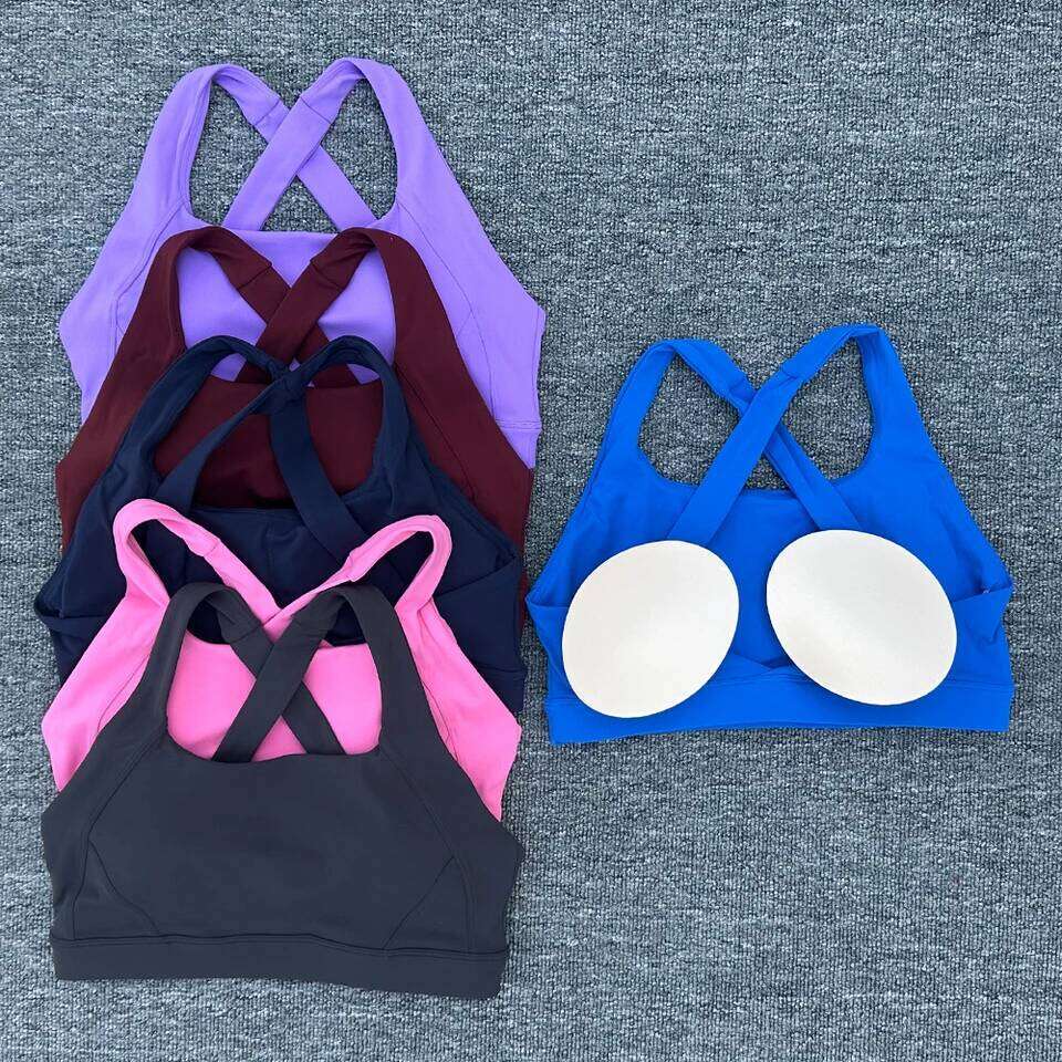 Sports Cross Gym Top Training Running Bra Stretch Women Workout Underwear Fitness Sexy Yoga Clothes 26Y0312