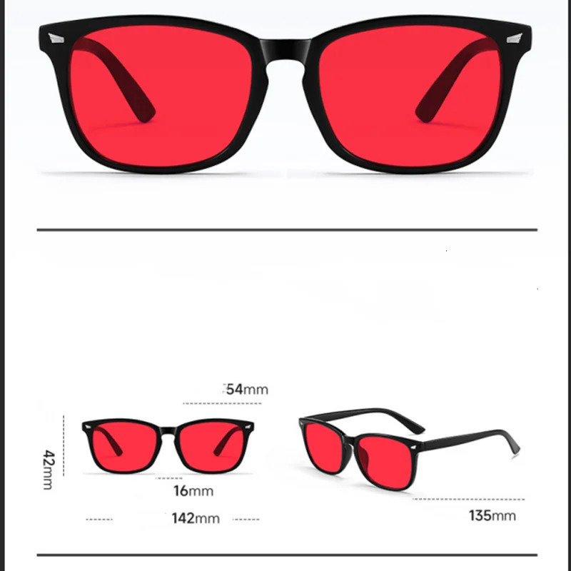 Trendy Anti Blue Light Glasses Women Men Better Sleep Red Lens Filter Glasses Anti-UV Glasses with Tinted Orange Lenses 260302
