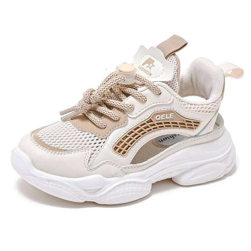 2025 Summer New Boys' And Girls' Sports Soft Bottom Hollow Frame Children's Casual Running Shoes H260312