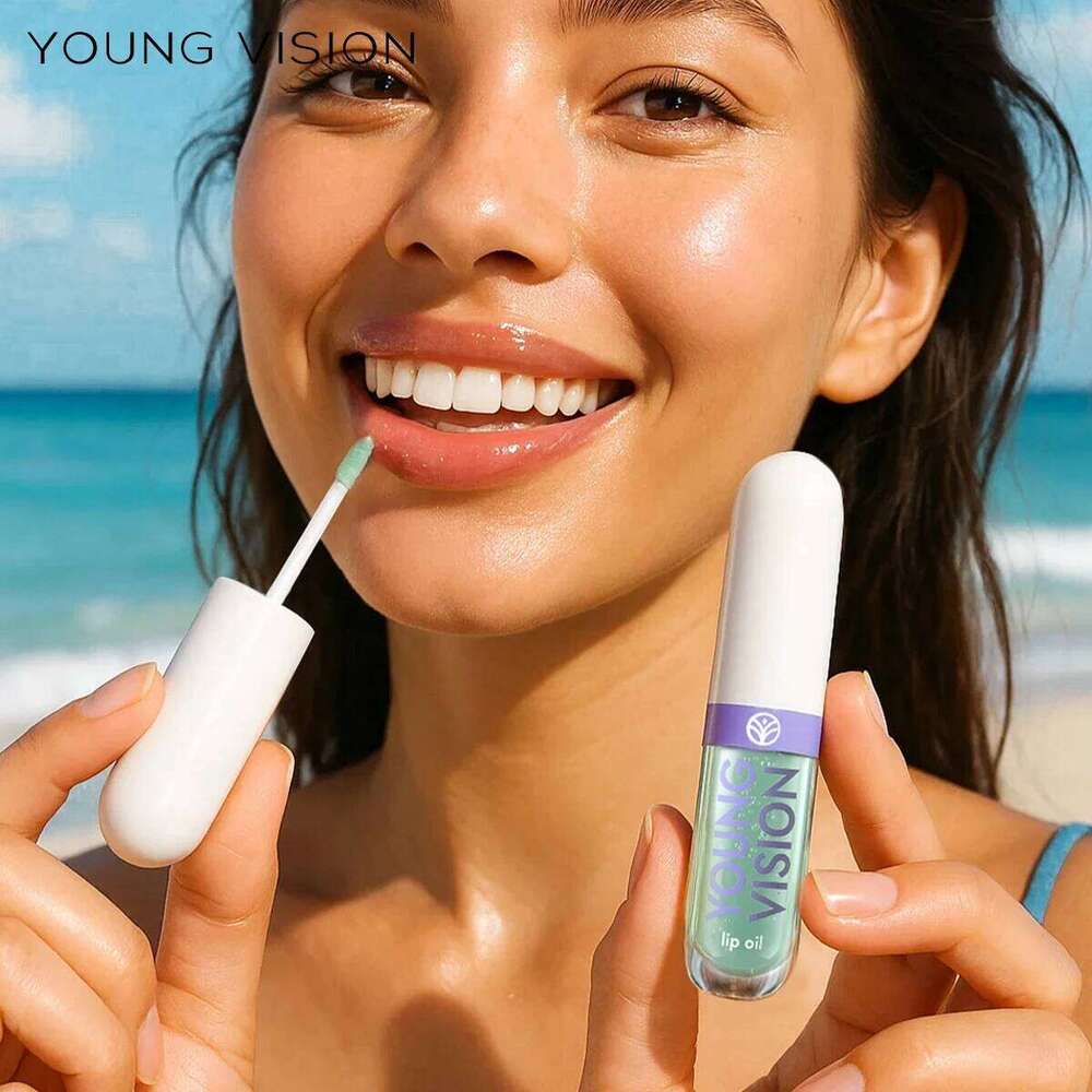 YOUNG VISION 6-Color Refreshing Fruit Flavored Oil Set Colorful, Hydrating, and Moisturizing Lip Gloss W260311
