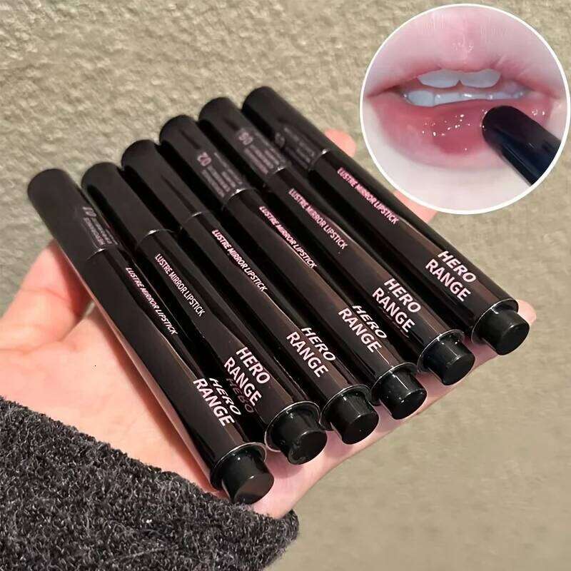 Herorange Mirror Super Pigmented, Non-Sticky, Non-Smudging, Apply, Long-Lasting, Not Easy to Fade, Moisturizing and Hydrating, Glossy Lipstick, Christ
