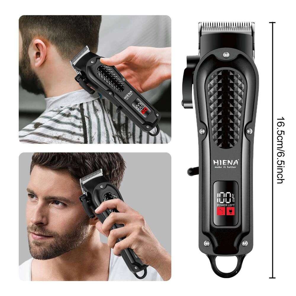 Electric Clipper Rechargeable Cordless Haircut Barber Professional Trimmer for Men Hair Cutting Machine best gift C260312