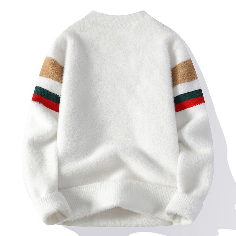 Luxury Brand Designer Clothes Foreign Trade Dropshipping Men's Knitted Sweater Trendy New Autumn Winter New Casual Sweater Men's Knitted Bas