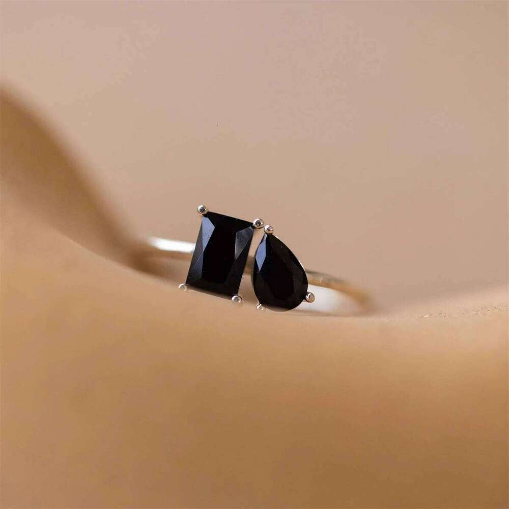 Titanium steel multi-color zircon December birthstone plain ring ring, birthstone, gold-plated color preservation H260312