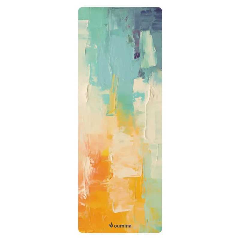 5mm Natural Rubber Suede Surface Yoga Mat Non-Slip Soft Exercise for Yoga Pilates Home Workouts Eco-Friendly for Women and Men M260312