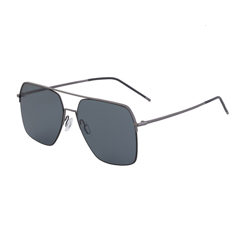 2026 New Fashion Square Polarized Men, High-end Metal Frame Sun Protection Sunglasses for Men Wholesale