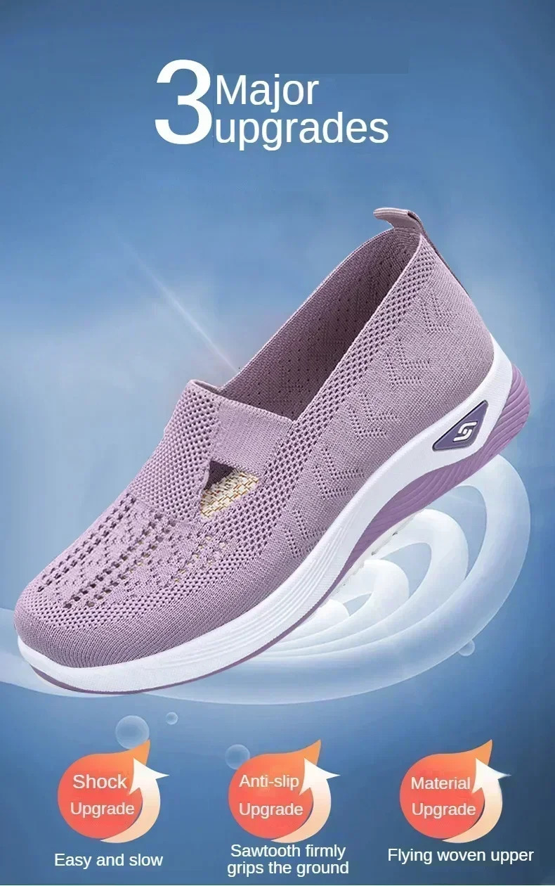 Womens Casual Shoes Breathable Comfortable Orthopedic Shoes Non Slip Sneakers For Spring And Summer Arrival Women Mesh 260227