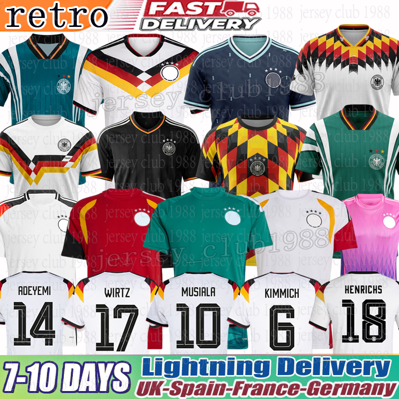 3XL 4XL deutschlands trikot 26 Heimtrikot Musiala soccer jersey Wirtz Havertz Kimmich RUDIGER Germany jersey Raum MULLER football shirt kids 24 25 26 27 retro jersey