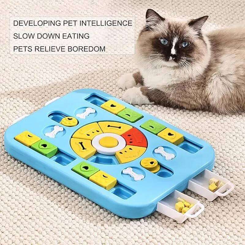 Interactive Dog Toy for Large, Medium, Small Dogs and Cats, 4 Ways Play, Slow Feeder Promotes Digestion, Easy to Clean 26Y0312