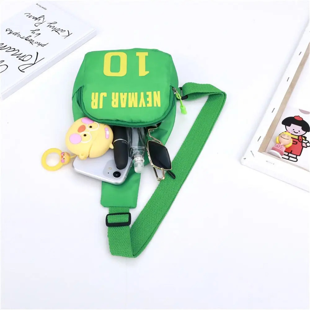 Childrens Fashion Number Printed Chest Bag Girls Boys Sports Leisure Messenger Handbags Allmatch Shoulder 260311