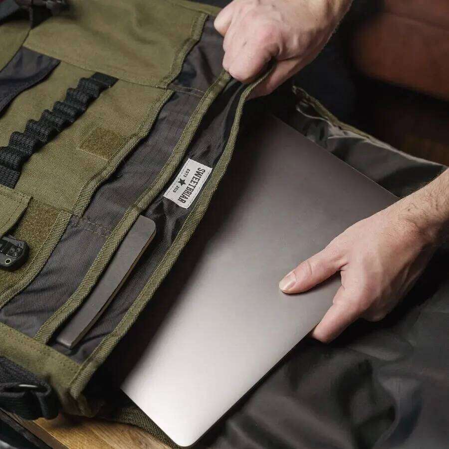 Premium Messenger with Laptop Compartment Canvas Bag Fits up to 17 Laptops