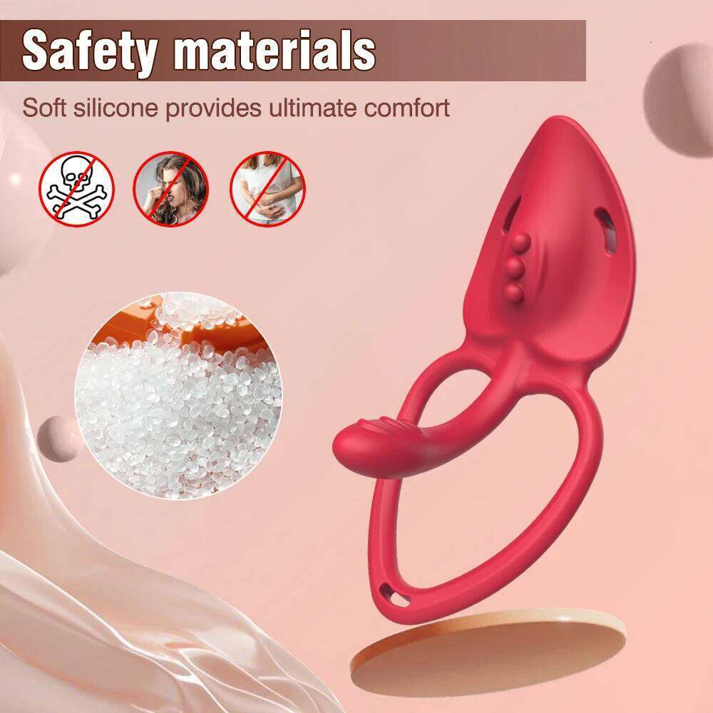Wearable Panty Vibrator Vibrating Penis Cock Ring APP Remote Control Vibrators Clitoral Stimulator Adult Sex Toys for Women Men Z260311