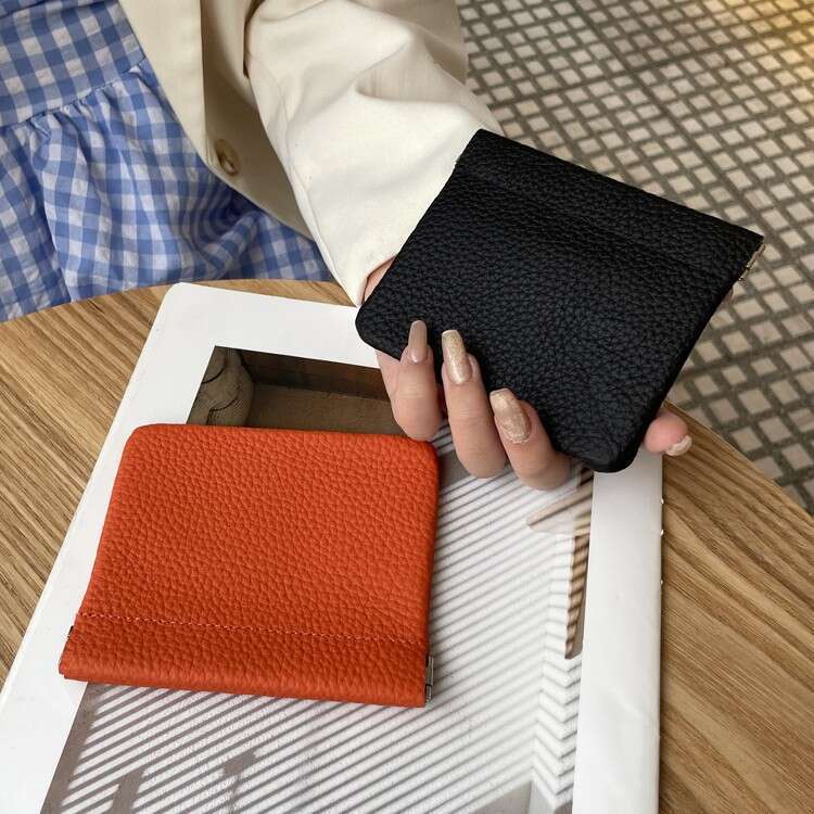 Luxury fashion wallet Women S Purse New Model Lychee Pattern Light Luxury Versatile Multifunctional Ultra Thin Coin And Lipstick Storage Pouch