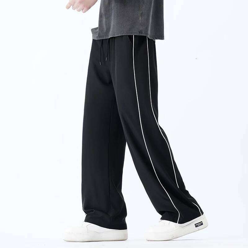 Summer Men Sweatpants Joggers Straight Pants Neutral Breathable Loose Outdoor Quick Drying Fabric Fitness pants Casual Trouser
