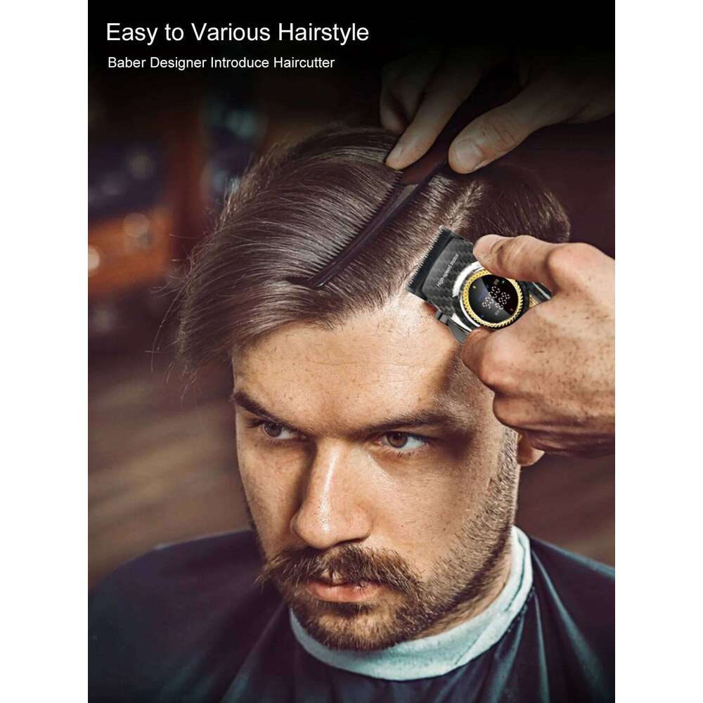 Kemei KM-2242 Trimmer Baber Professional Clipper Hair Cutting Machine With Charging Base For Electric Men Gift C260312