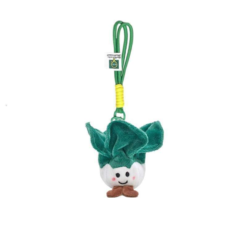 Vegetable Series Broccoli Bag Pendant Doll Keychain Plush Toy Backpack Decoration