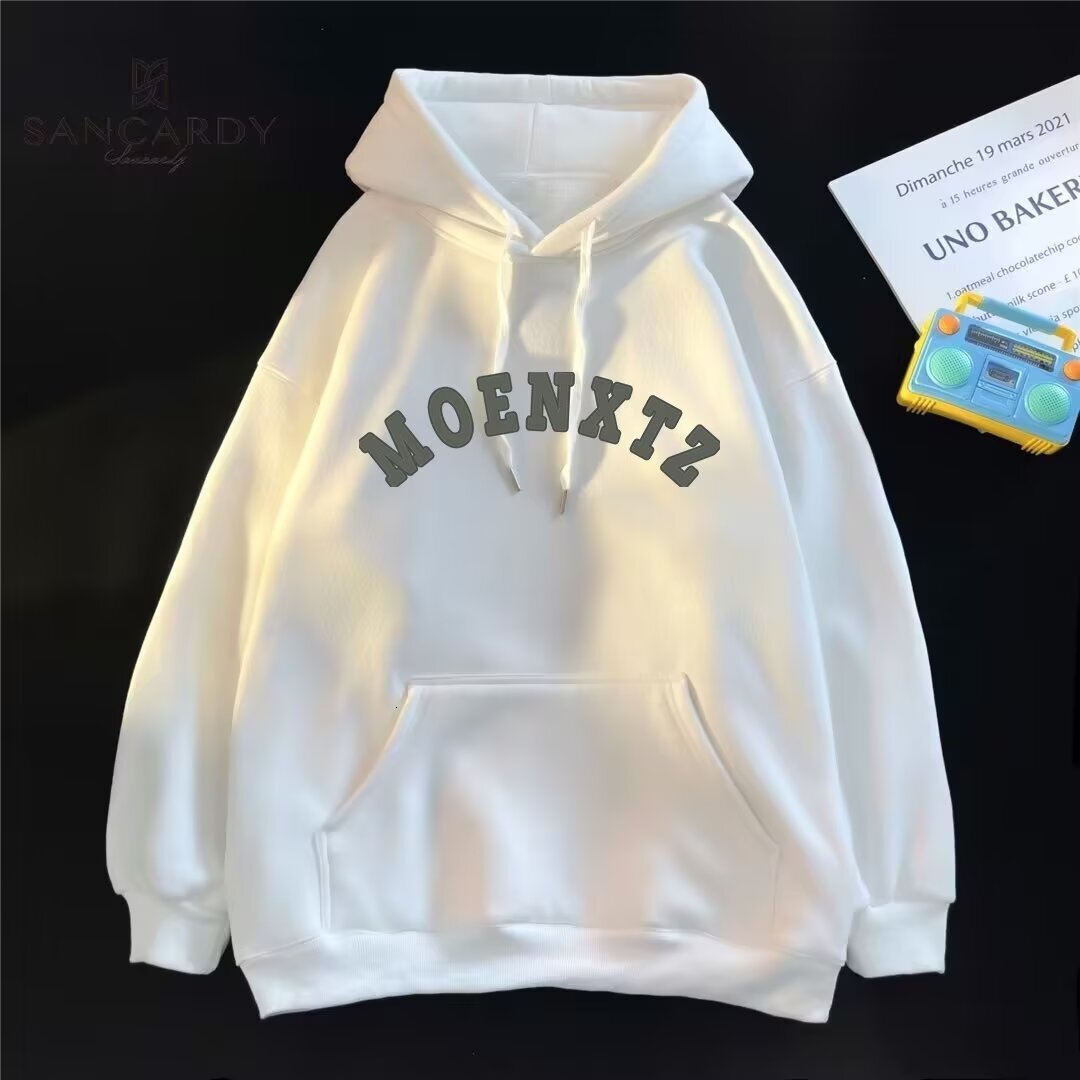 New Fleece-lined Sweatshirt For Men Thickened Hoodie Autumn And Winter Trendy Loose Designer Hoodie Youth Pullover Hooded Jacket