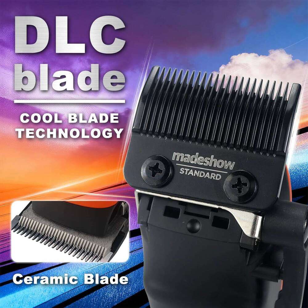 MADESHOW M15 Professional DLC Blade 6800RPM 6.5W Low Noise Salon Use Cutting Machine Clipper Hair for Men C260312