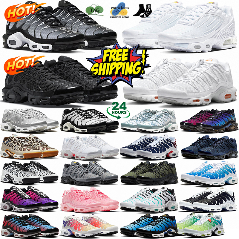 free shipping tn Unity tnns running shoes men women tns designer sneakers triple black clean white menstnss outdoor sports trainers chaussure eur36-46
