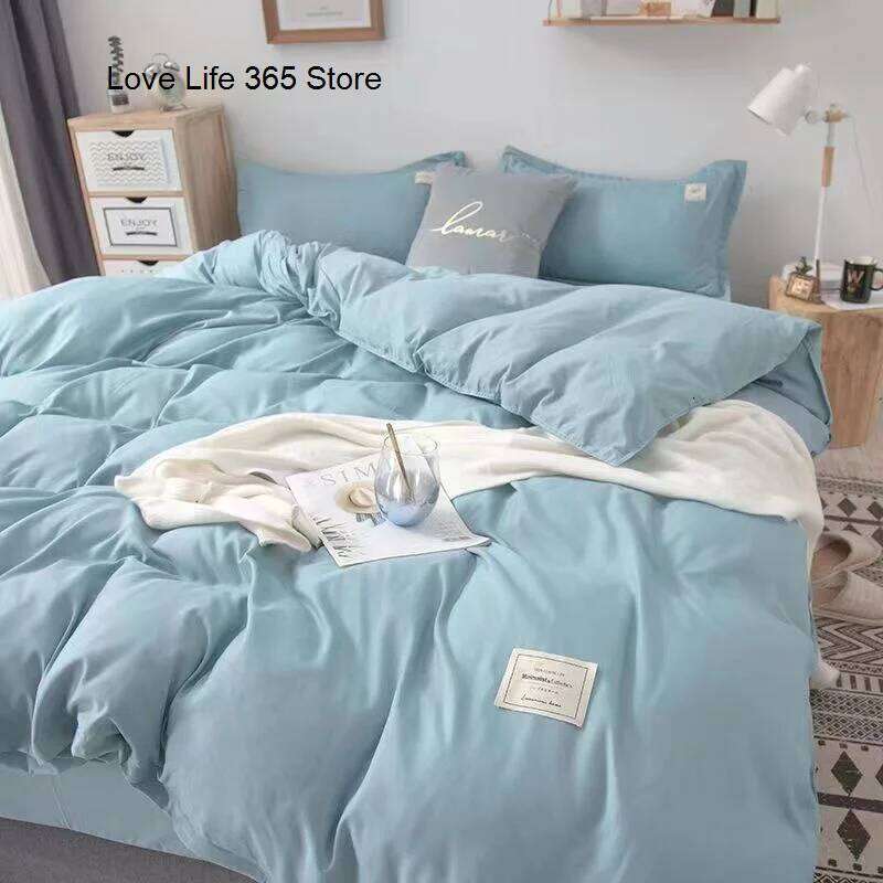 Black Hearts Love Pink Bedding Set Nordic Style Bed Linen With Pillowcases Home Textile Girls Duvet Cover King Queen Twin Cute H260312