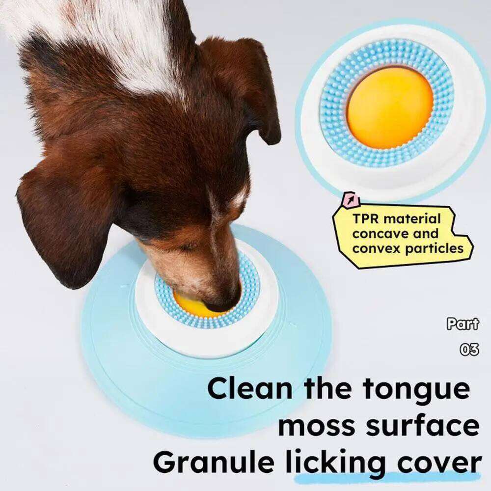 Dog Food Leakage Lick Snuffle Mat Slow Feeder Boredom Buster Teeth Cleaning Tongue Scraper Interactive Toy For Sm 26Y0312