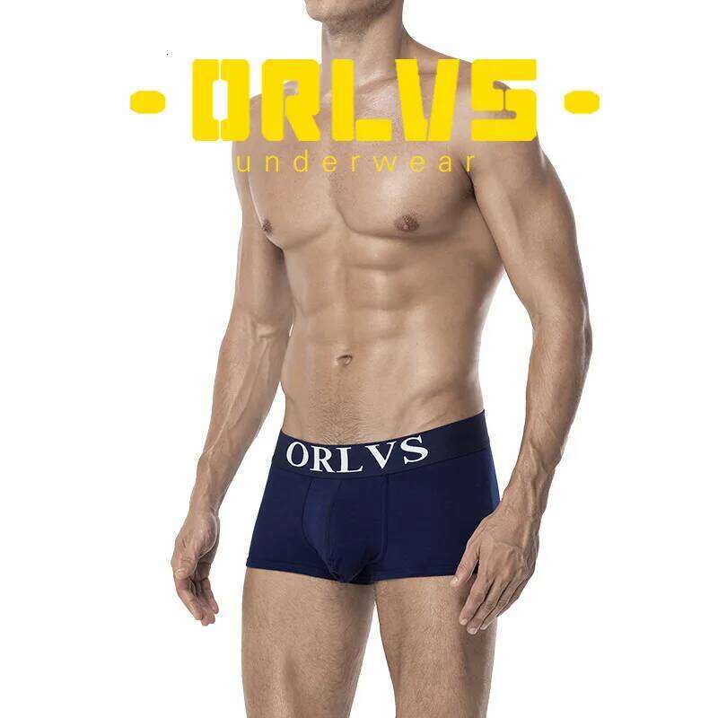 ORLVS-OR125 Men's Shaping Boxer Briefs 95% Cotton Breathable Slimming Underwear Comfortable Low-Rise Trunks with Lifting Support Z260312