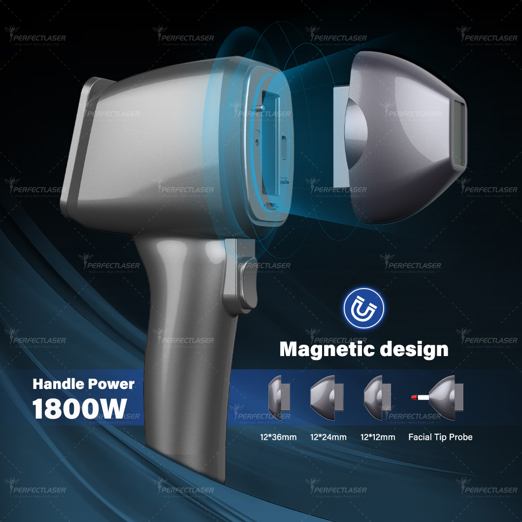 Professional Grade Multispectral Diode Lasers for Permanent Hair Reduction - No Crystals Needed