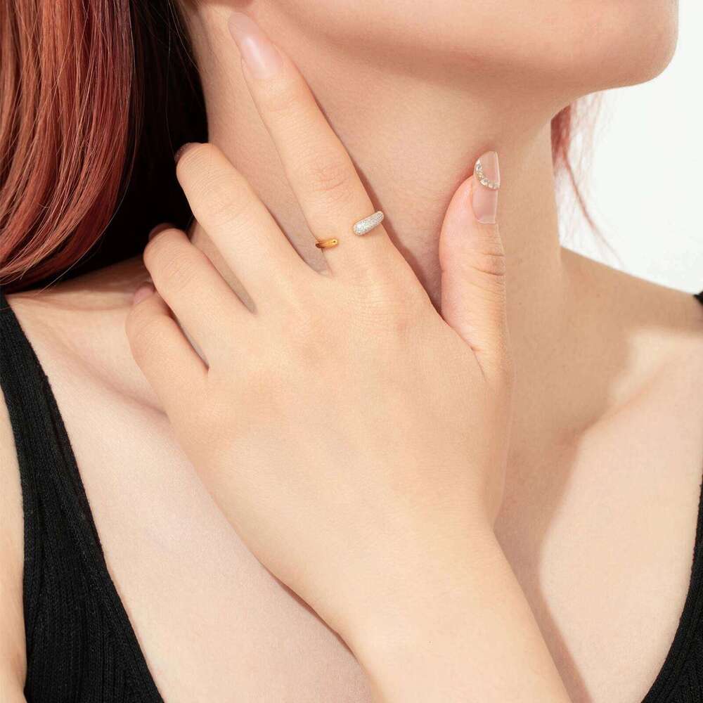 ANDYWEN Women 925 Sterling Silver Resizable Ring Adjustable Rings 2024 Anniversary Party Fashion Fine Wedding Jewelry H260312