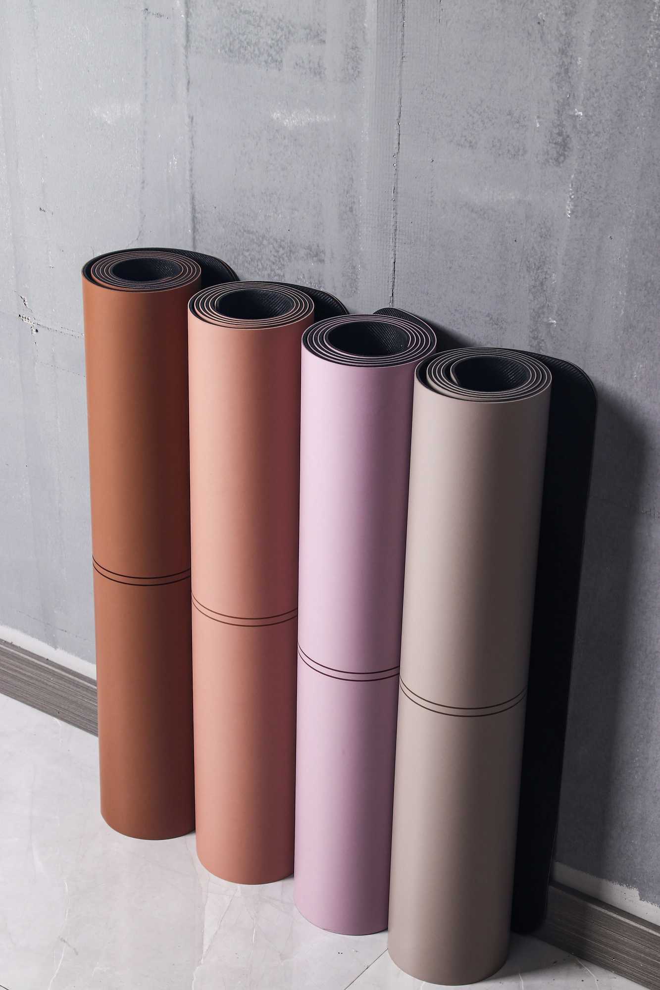 Customized Yoga Mat Curve Arch Oval Capsule Eco Friendly Gym Fitness Pu Yoga Mat Printed Yoga Natural Pu Rubber Mat M260312