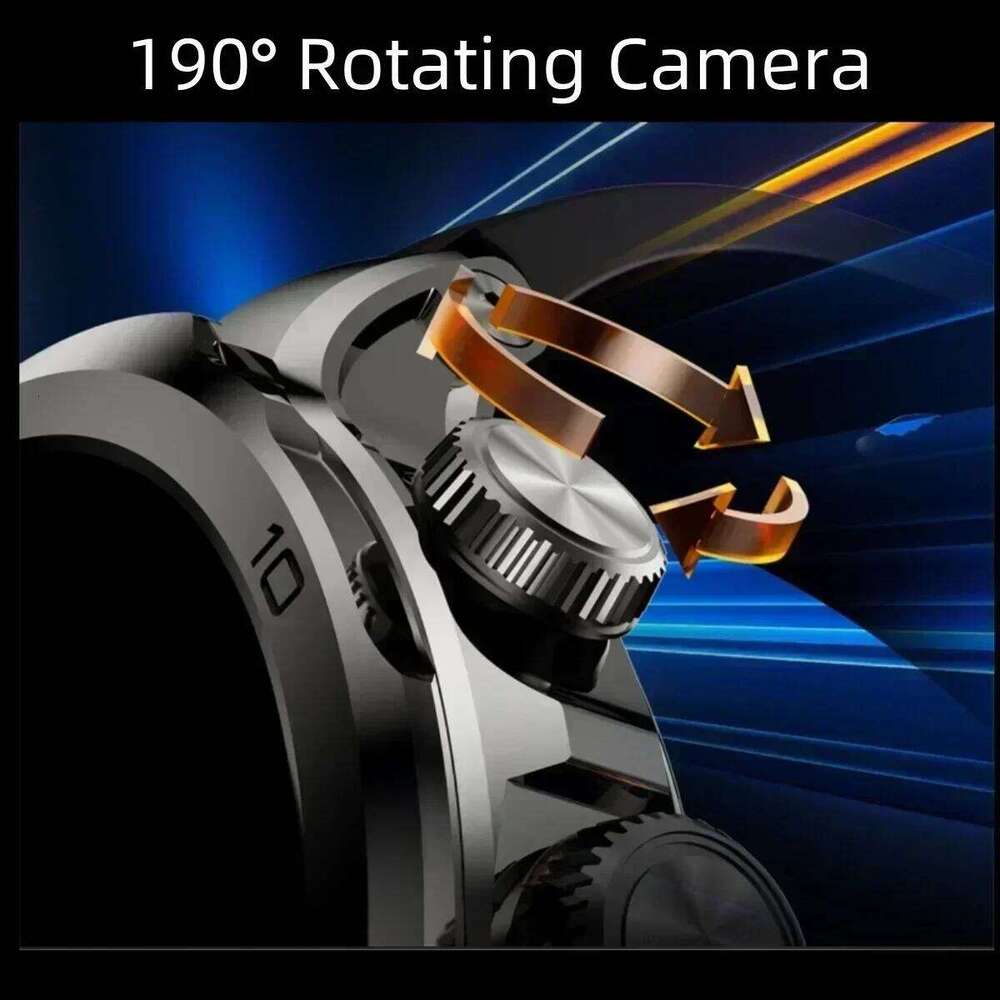 H19 4G LTE Smart Watch: 32GB+256GB, 900W Rotating Camera, GPS, WiFi, Google Play Store Support, Android Wearable