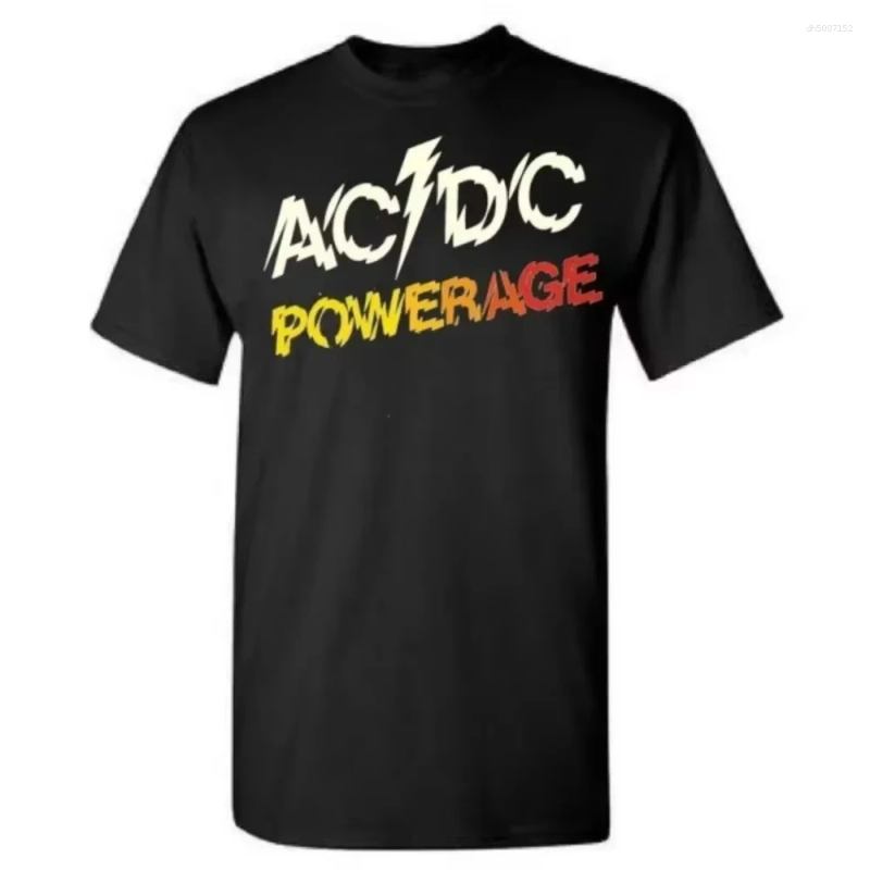 Men's T Shirts And Women's Pure Cotton T-shirts Of 2026 By Acdc Band Are Comfortable High Quality A Must-have For The Festival
