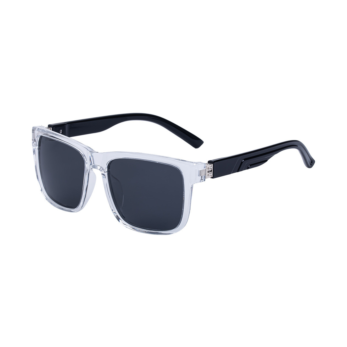 2026 New Fashion Square Polarized Retro Large Frame PC Leg Sun Protection Sunglasses for Men,