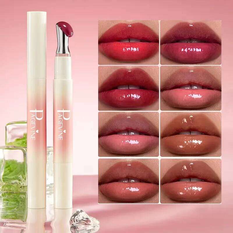 Watery glaze long-lasting no smudge nude lipstick moisturizing lip gloss for women does not fade W260311