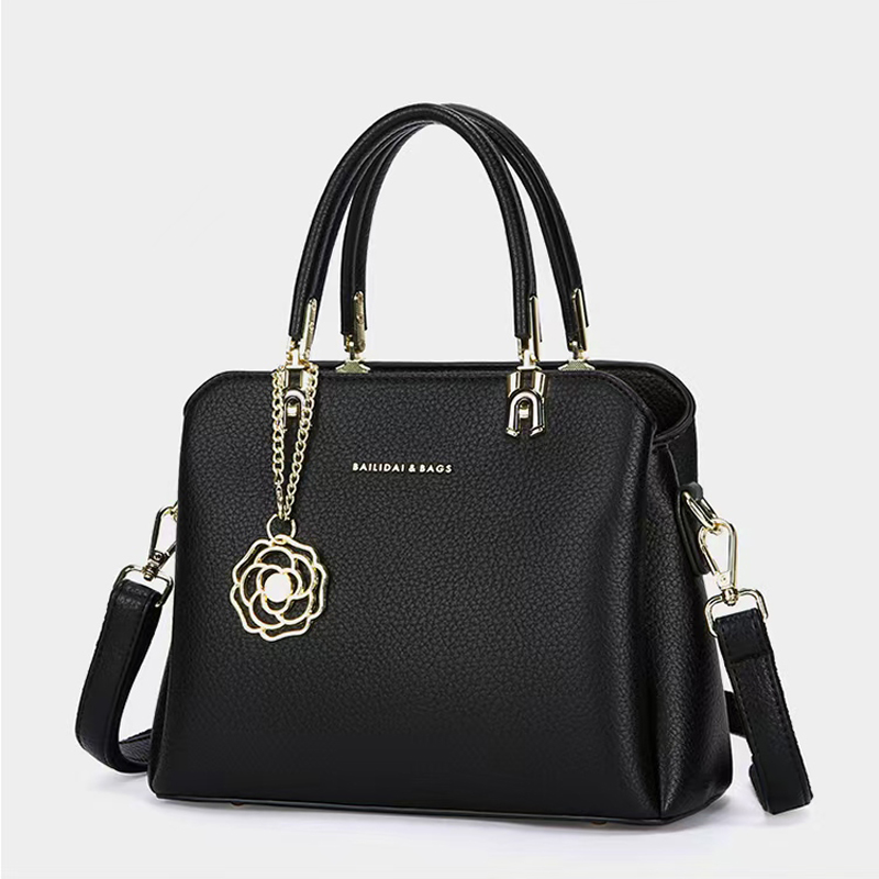 High-end handbag with shoulder strap and large capacity tote for women