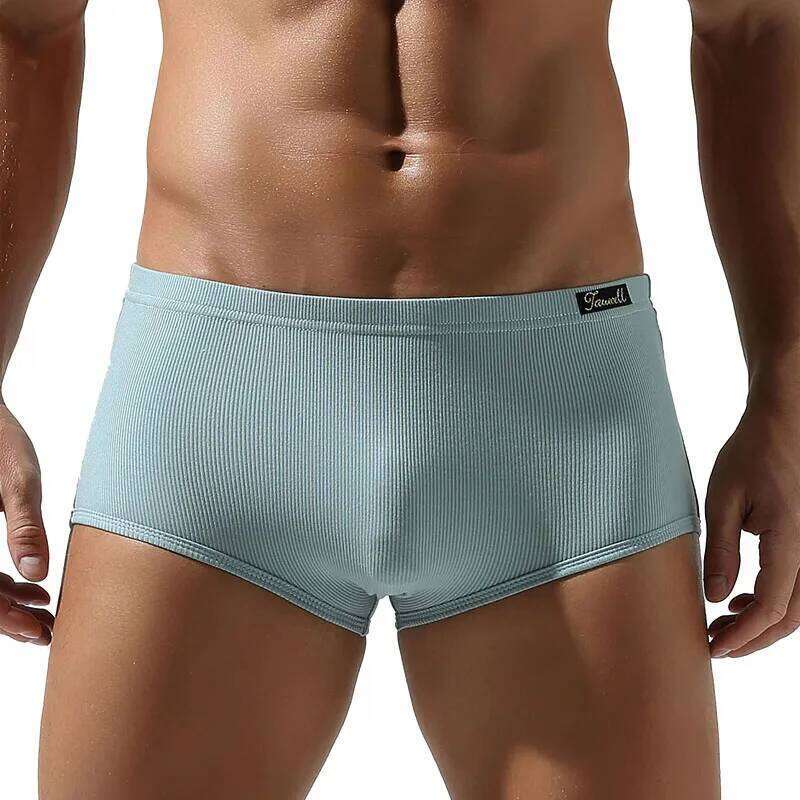 TAUWELL Soft Caution Boxer Briefs Underwear New Coming Men's Comfortable Innerwear for Daily Wear Z260312