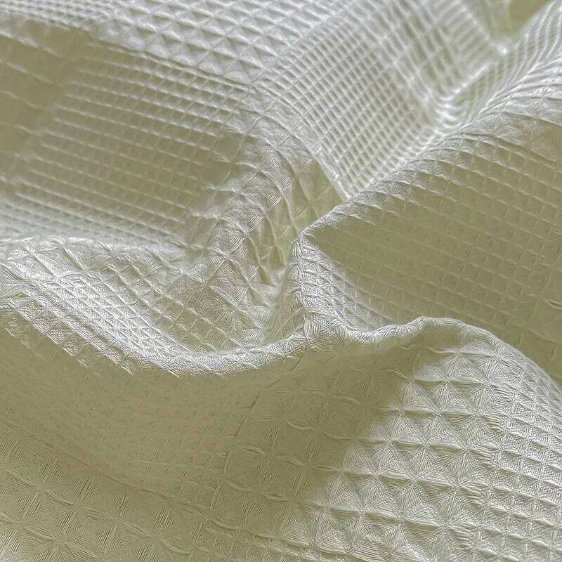 Class A Waffle Jacquard Four Piece Set with 100 Thread Count Washed Pure Cotton Bed Sheet and Quilt Cover H260312