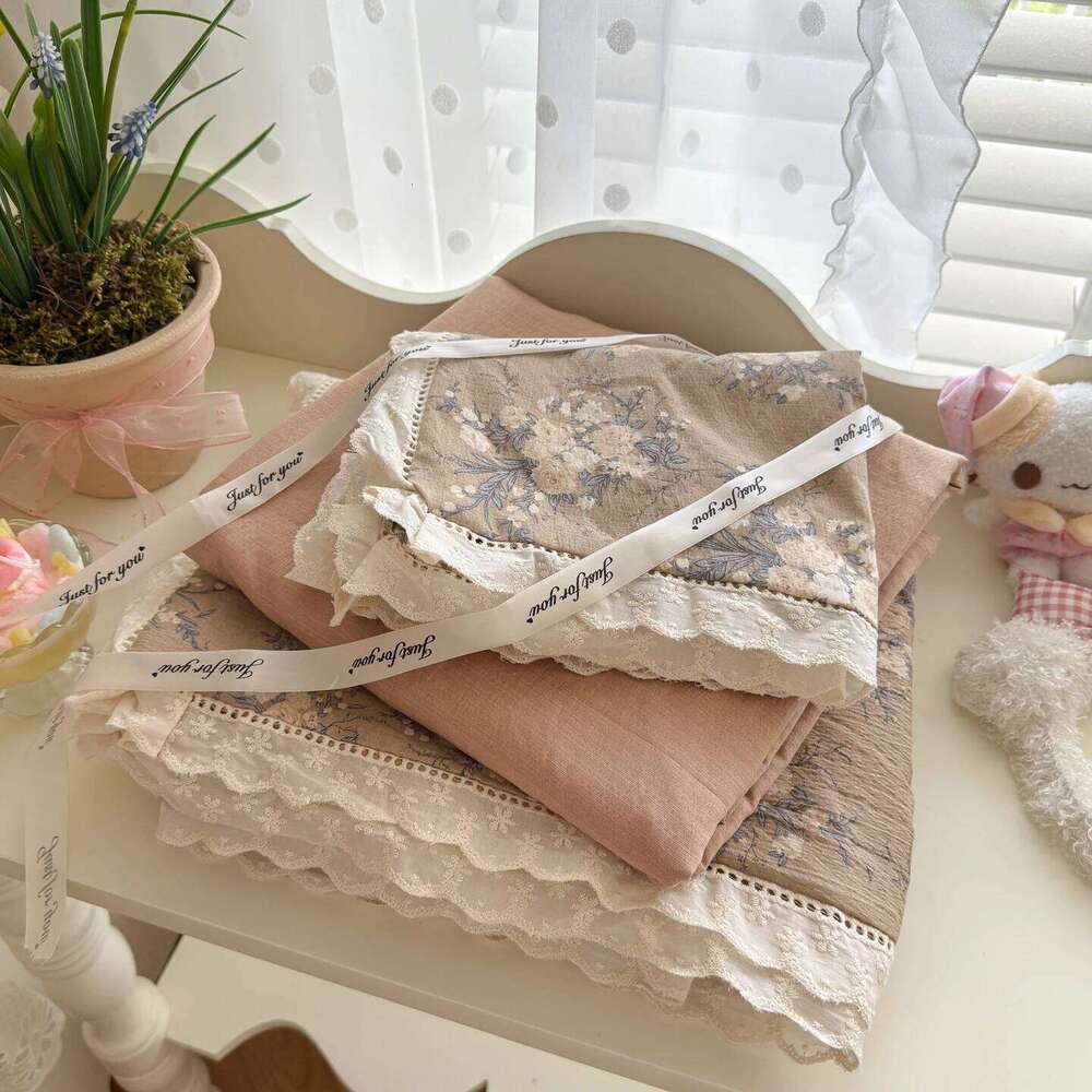 Floral Bed Sheets Princess Duvet Cover Bedding Set Room Decoration Birthday Gift Bedroom H260312