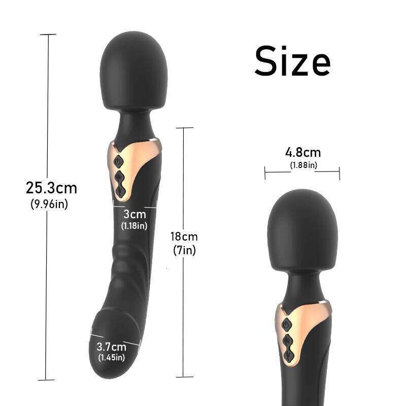 Powerful AV Vibrator Dildos Magic Wand Women 10 Modes Clitoris Stimulator G Spot Vagina Massager Adult Sex Toys for Woman Z260311