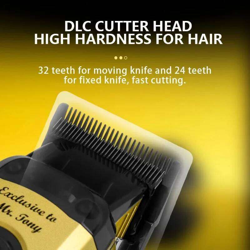 Kemei Professional Brushless Motor Clippers 11500RPM Cordless Barber Electric Trimmer DLC-Blade Hair Cutting Machine C260312