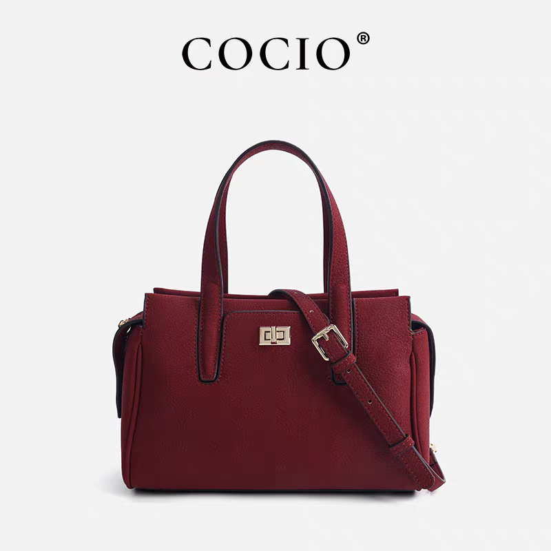 COCIO Brand Authentic 2026 New Handheld Casual Women's Bag Simple and Versatile Single Shoulder Diagonal Cross Women's Bag Popular Handheld 