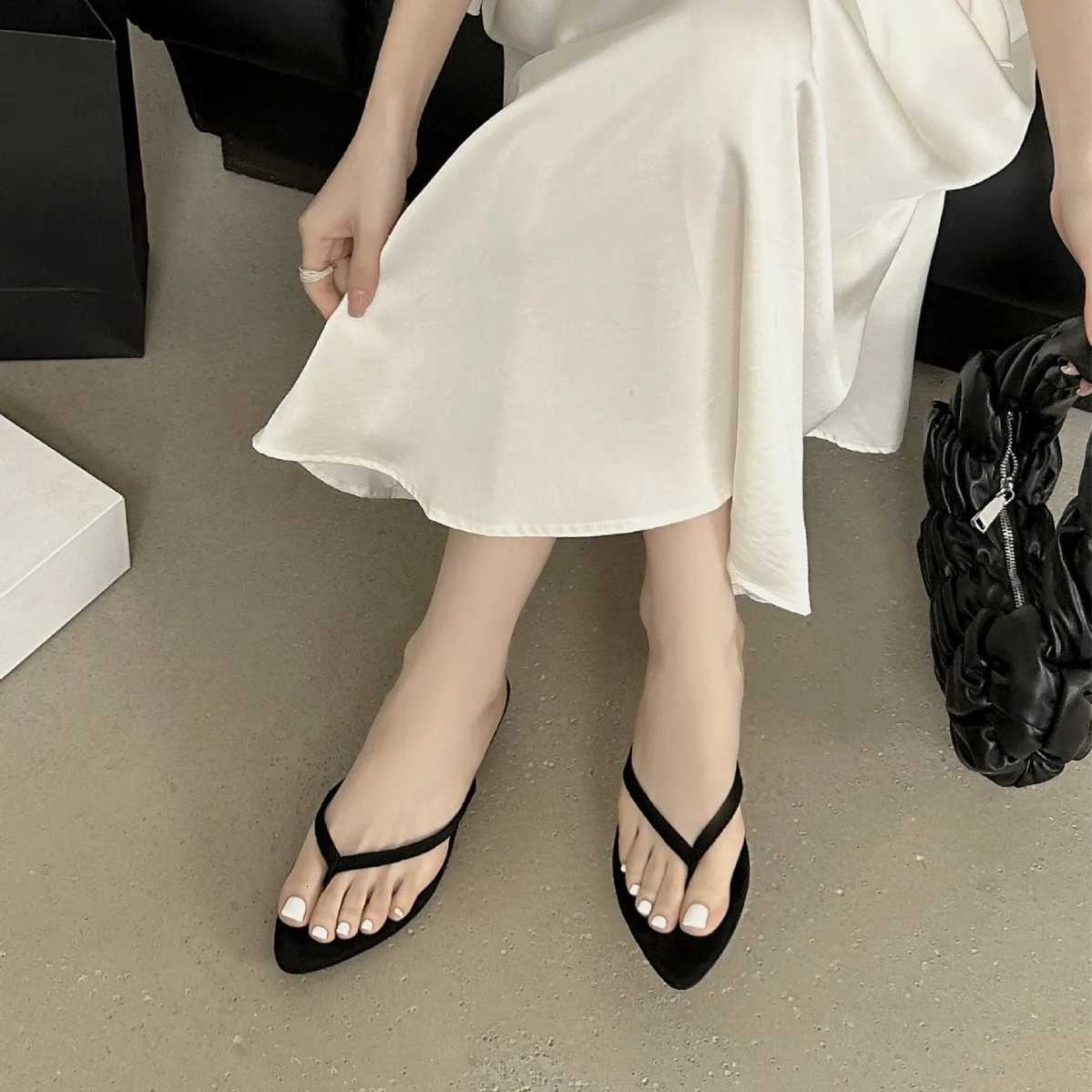 Alionly 2026 Summer Clip Toe Flat Heels Slippers Women Casual Beach Shoes Concise Candy Color Flip Flops Zapatos De Mujer K260312