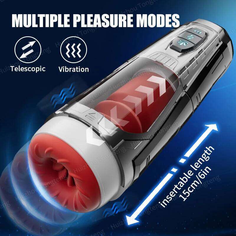 Masturbator Cup Automatic Male Masterbation Thrusting Vibrating Sucking Stroker Adult Sex Toys for Men Z260311