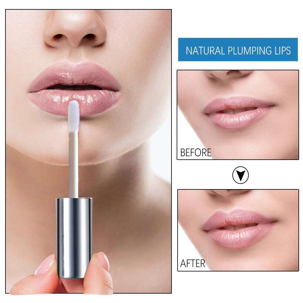 Lakerain 4ml Care Serum Plumper Increase Elasticity Reduce Fine Lines Moisturizing Clear Lip Gloss Oil W260311