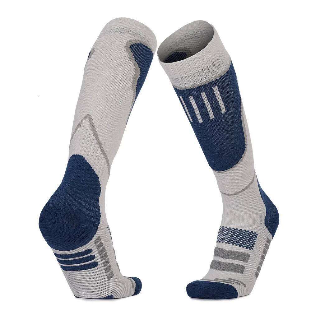 YANBIGUO 2 Pairs Wool Ski Socks,Thermal Knee-high Cold Weather Warm Socks for Snowboarding,Snow,Winter,Hunting Z260312
