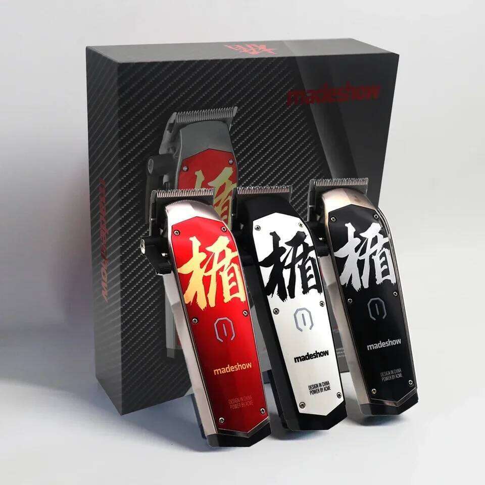 Madeshow M10 M11 Professional Oil Head Clipper Cutter Titanium Plated Ceramic Blade 7000rpm Hair Salon Trimmer C260312