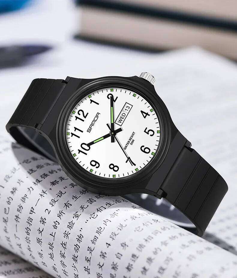 SANDA 9072 Fashion Resistant Outdoor Sport Wristwatch for Boy and Girl Best Gift Student Quartz Watch Simple Light