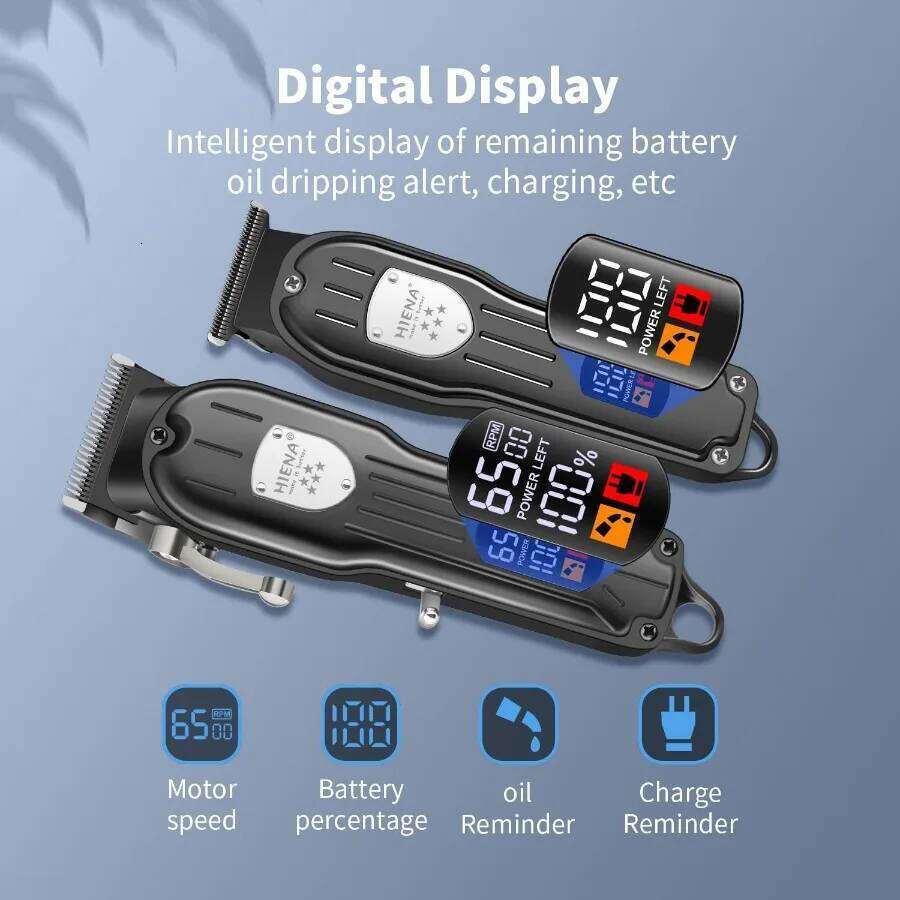 Professional Clipper Rechargeable Cordless Barber Kit Hair Cutting Set Electric Foil Shavers and Beard Trimmers Ea C260312