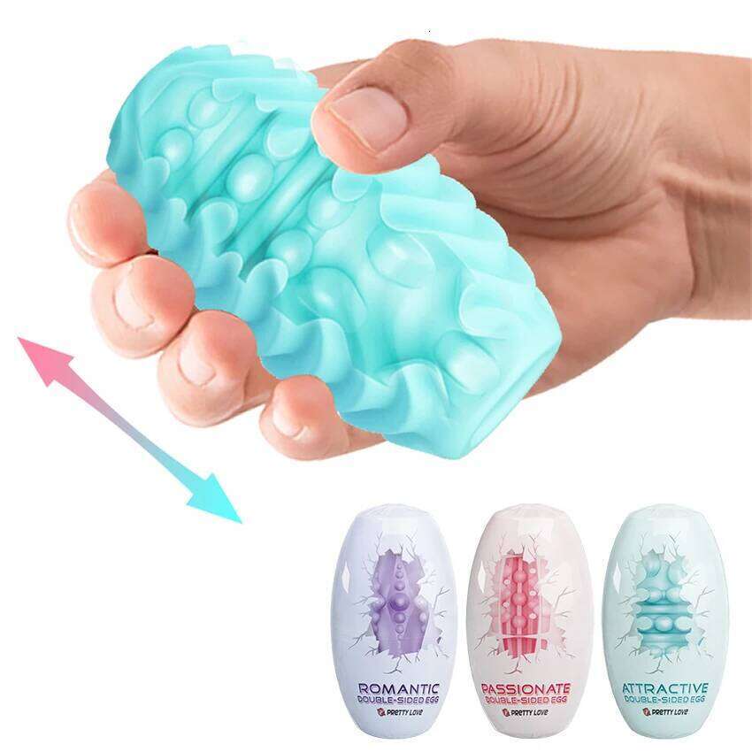 Silicone Pocket Pussy Male Masturbator Cup Toy for Men Blowjob Sex Egg Masturbation Usable Solo Play Toys For Adults 18 Z260312