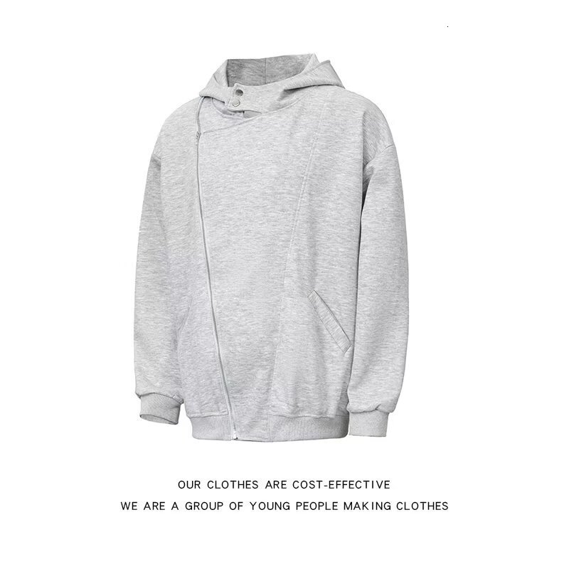 -style Double-zipper Hooded Sweatshirt For Women Spring And Designer Hoodie Autumn Made Of Heavy-weight Composite Fabric Trendy Brand Design Couple 