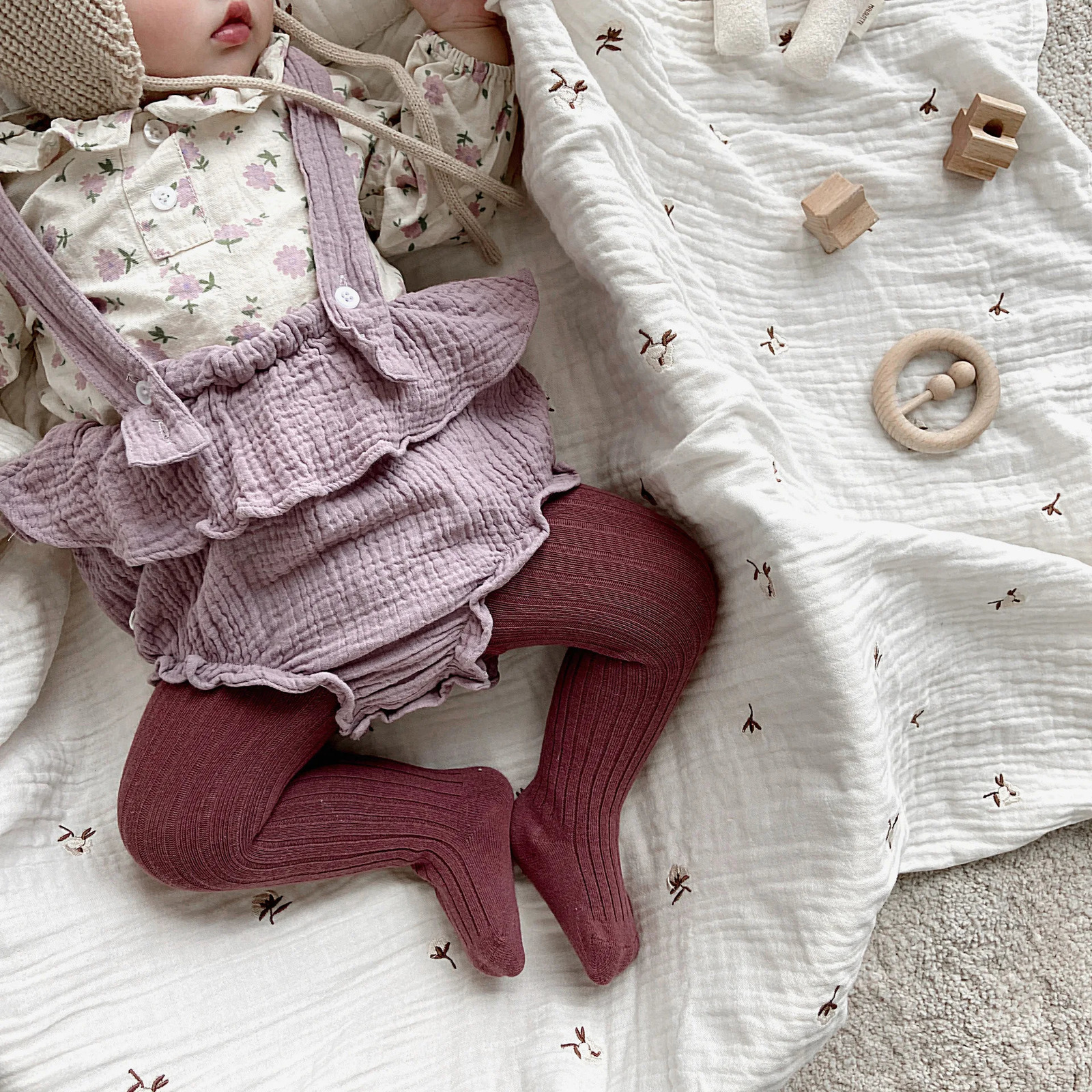 Children Tights Baby Girl Pantyhose Cotton Knitted Infant born Kids Stocking Toddler Casual Pants 260311